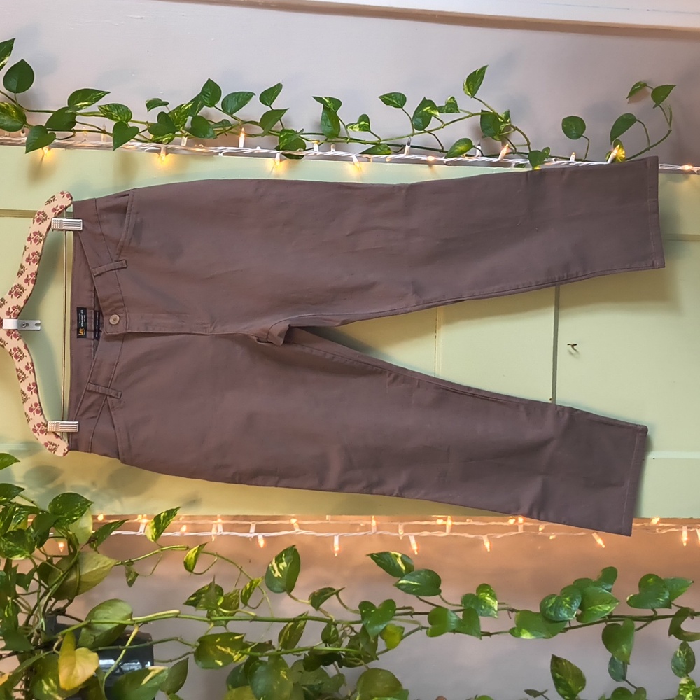 Women's Lee's Relaxed Fit Straight Leg Mid Rise Mocha Effortless Petite 12P